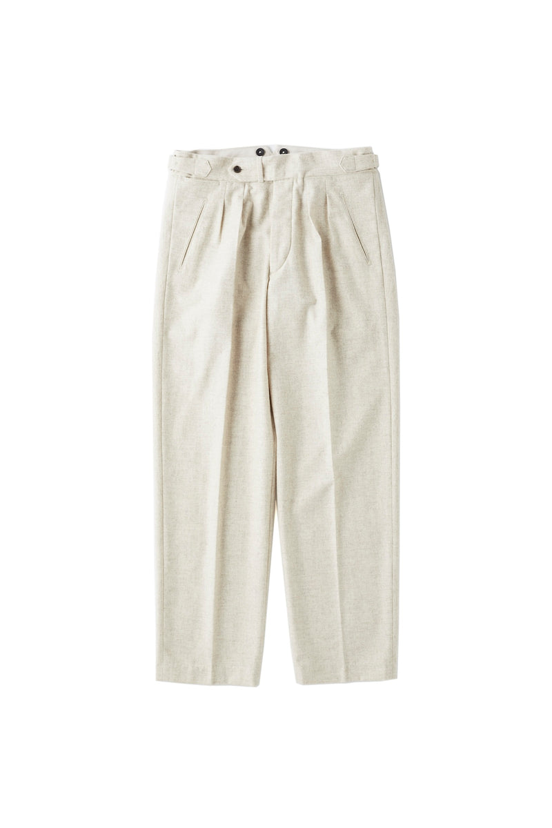 DOUBLE-PLEATED SMARTY TROUSER - 242OJ-PT05 – OLD JOE BRAND