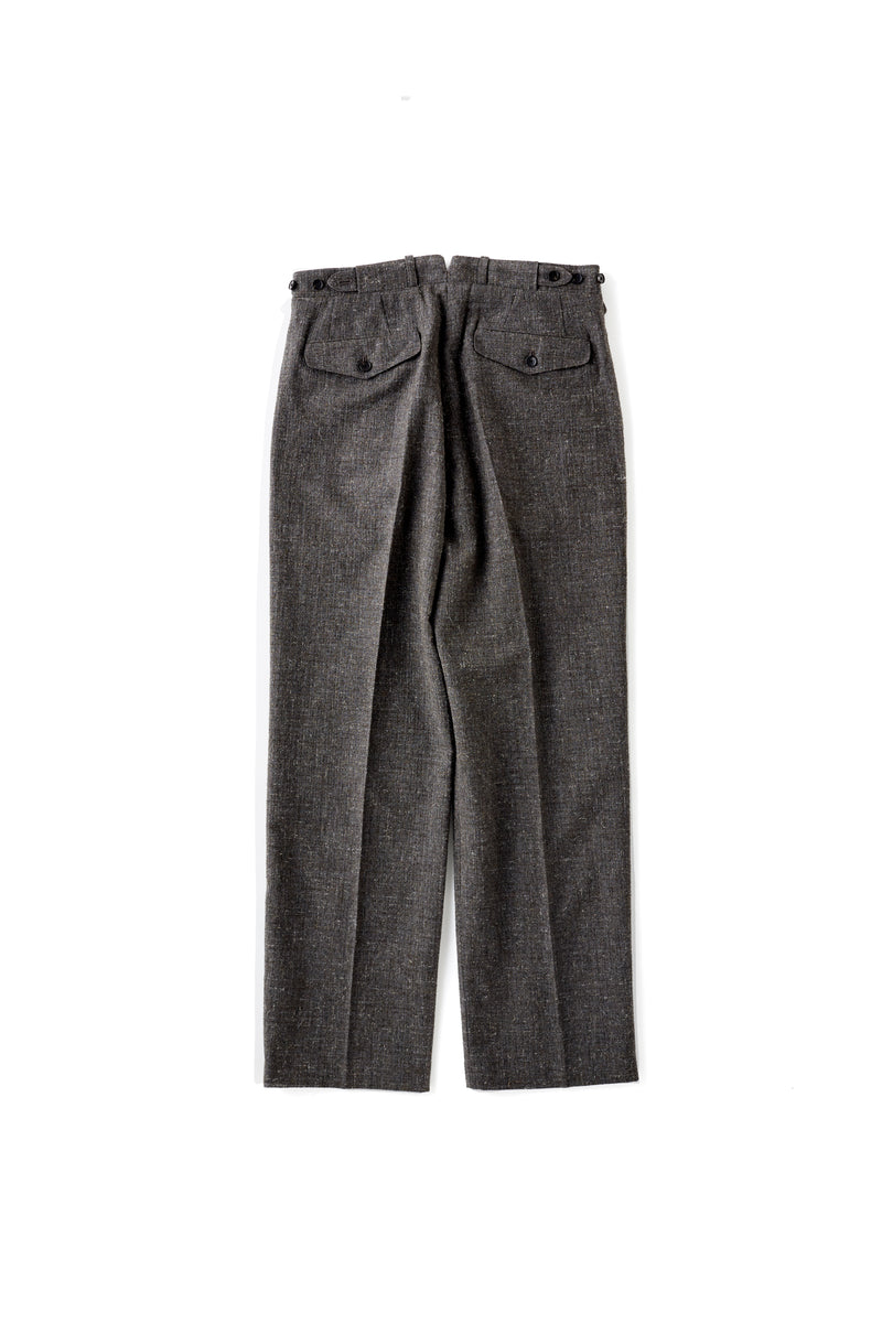 DOUBLE-PLEATED DRAPE TROUSER - 252OJ-PT01 – OLD JOE BRAND