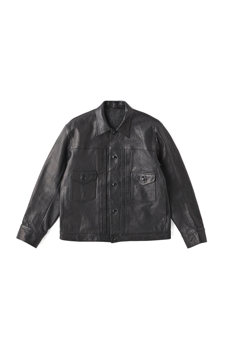PATINA HORSE-HIDE JEAN JACKET - 242OJ-JK16 – OLD JOE BRAND