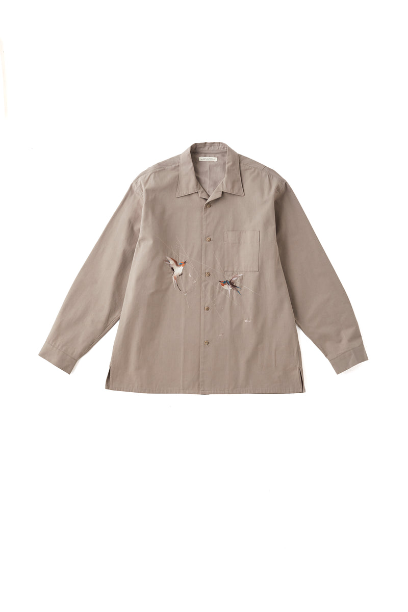 トップス OLD JOE SILK NEP CLOTH SOUVENIR SHIRT TIGHT / SILK NEP CLOTH SOUVENIR SHIRTS (Short-sleeve)（ONYX）