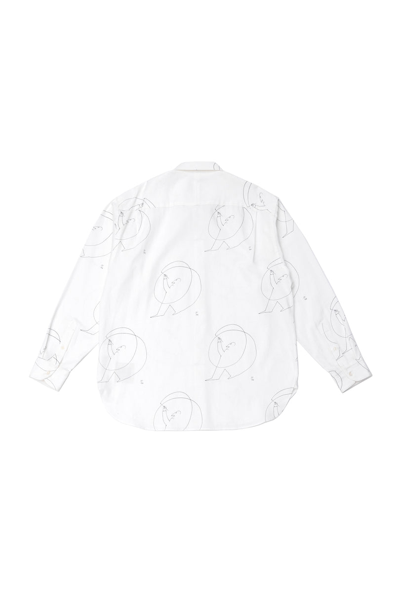 HIDDEN BUTTON COLLAR SHIRTS (Saul Steinberg) - 251OJ-SH02 – OLD