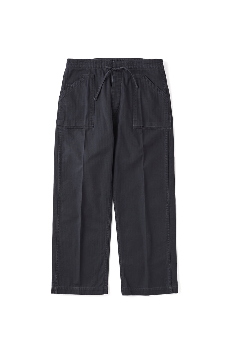 OLD JOE パティーナヘリンボーンギャザリングトラウザー 未使用 タグ付き OLD JOE パティーナヘリンボーンギャザリングトラウザー 未使用