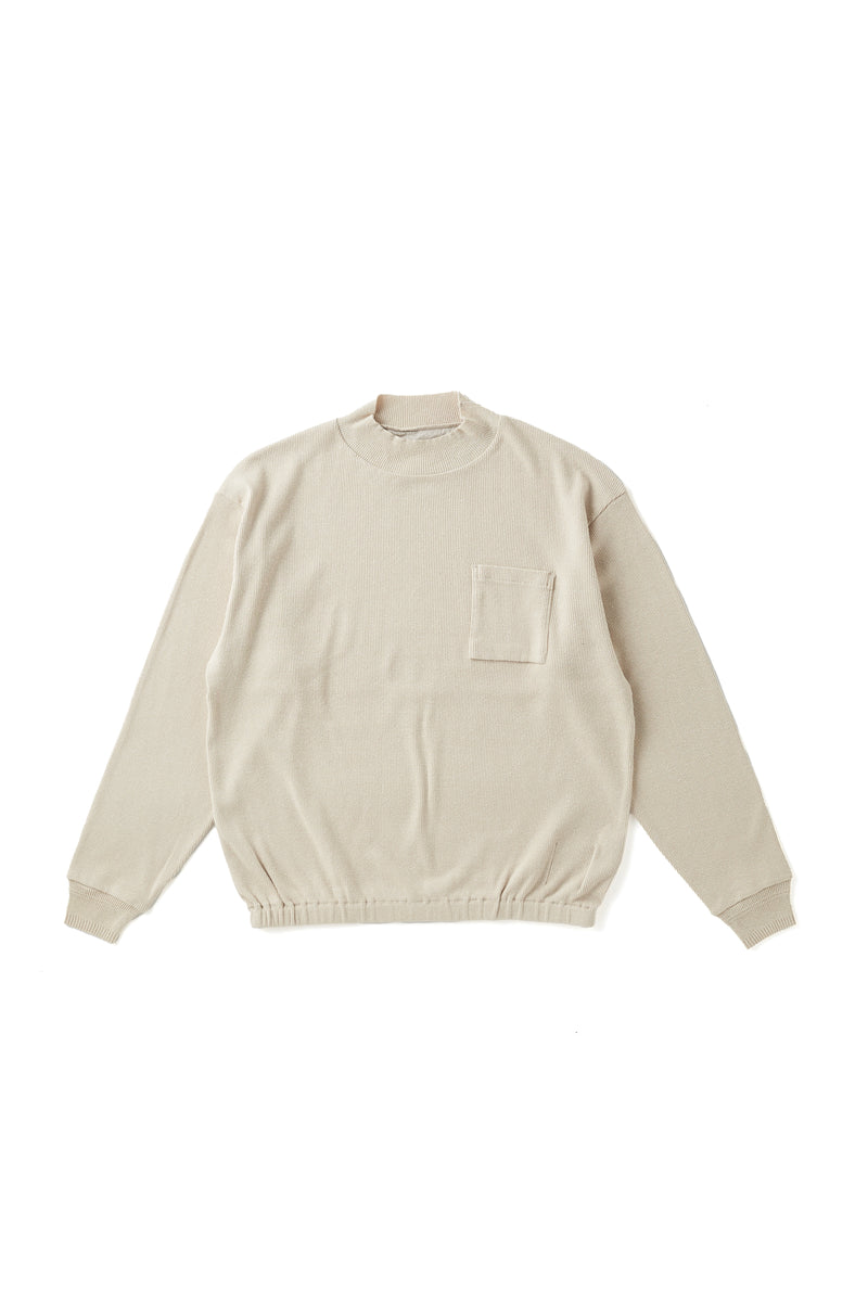 MOCK-NECK SILK NEP RIBED TOPS - 252OJ-CT03 – OLD JOE BRAND