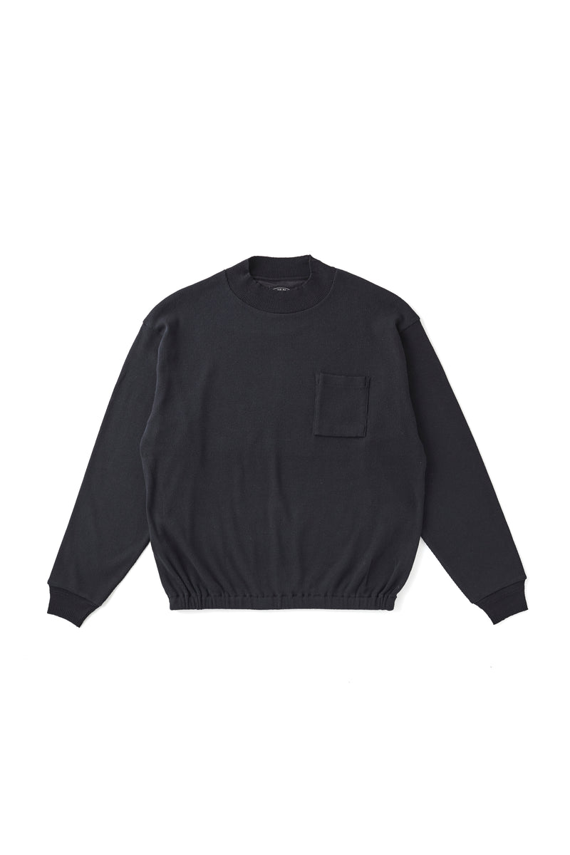 MOCK-NECK SILK NEP RIBED TOPS - 252OJ-CT03 – OLD JOE BRAND