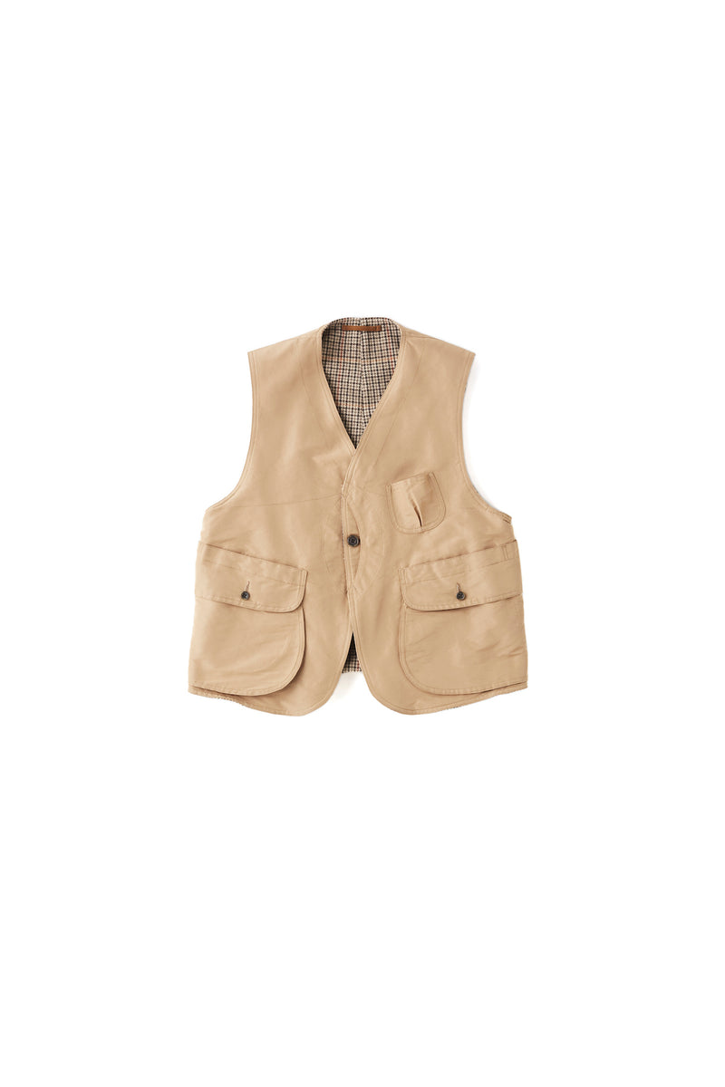 CASHMERE MELTON GAMEKEEPER VEST 232OJVT03 OLD JOE BRAND