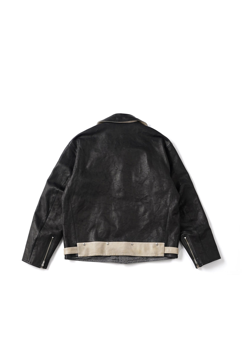 PATINA HORSE-HIDE PERFECTO JACKET (Two-Tone) - 261OJ-JK24 – OLD