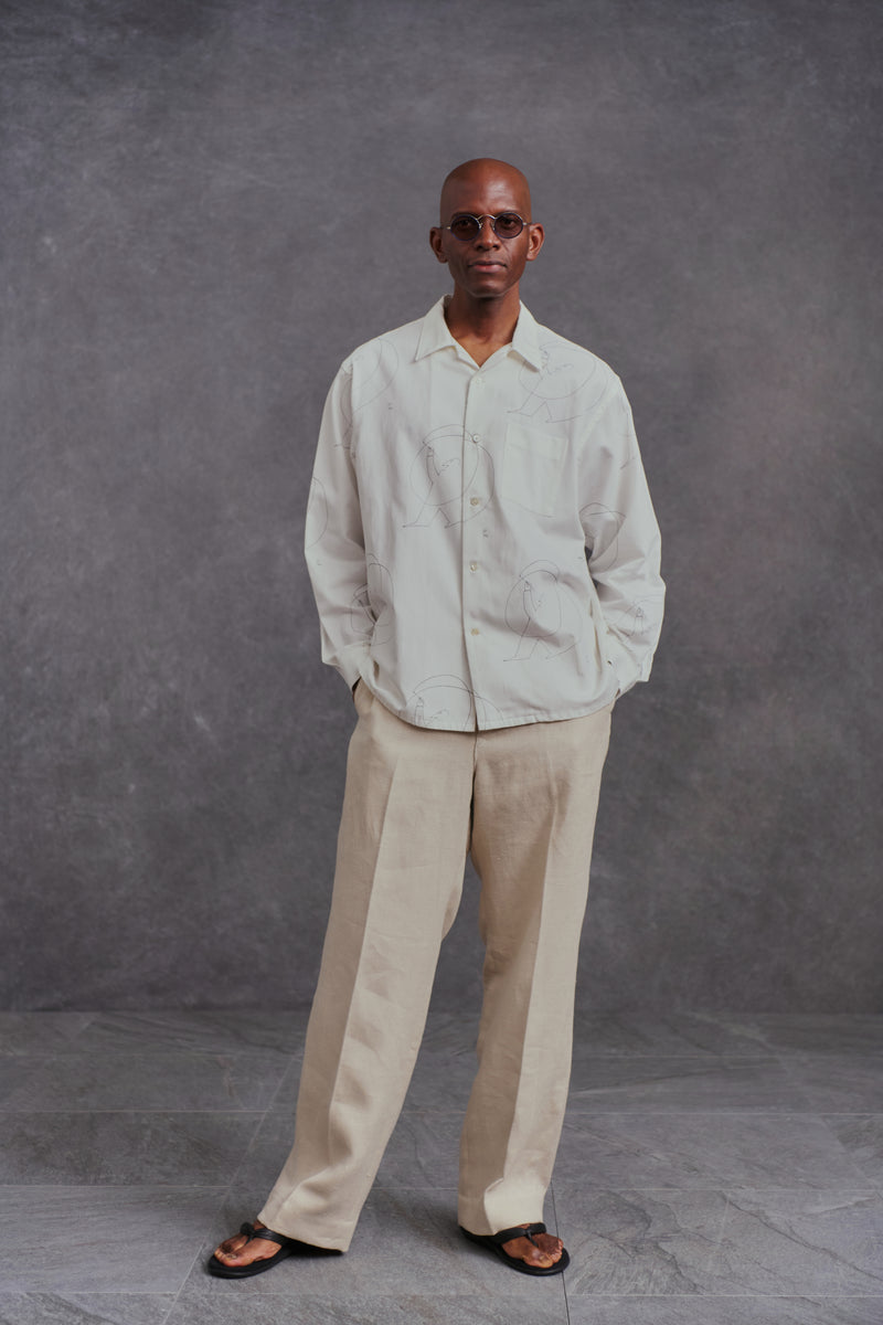 OPEN COLLAR SHIRTS (Saul Steinberg) - 251OJ-SH01 – OLD JOE BRAND
