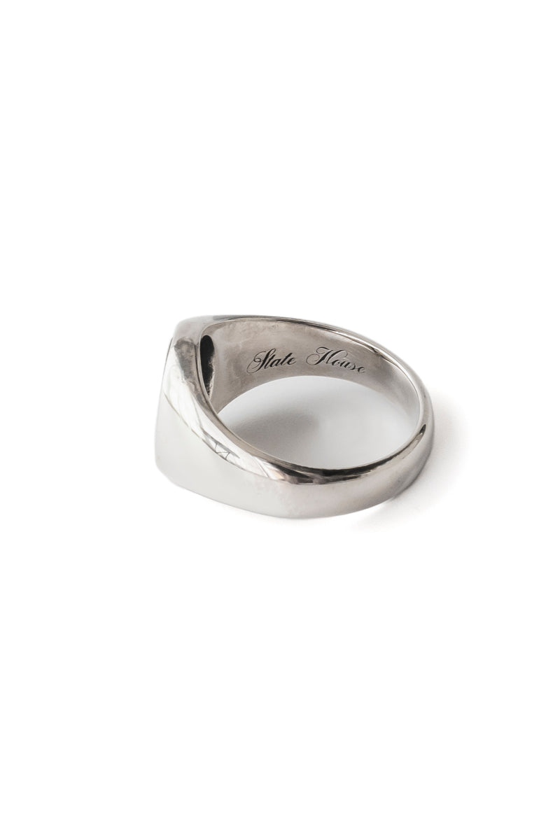 Old Joe State House Oval Signet Ring 17号 STATE HOUSE (OVAL SIGNET RING / STAMPED) - OJ-AC11 – OLD JOE