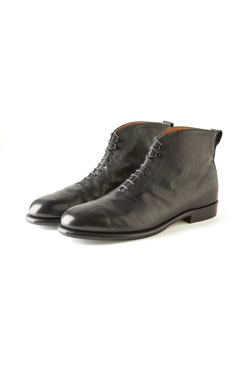 The Bookmaker” ARTISAN LEATHER WHOLE-CUT BOOTS - 251OJ-FW04 – OLD