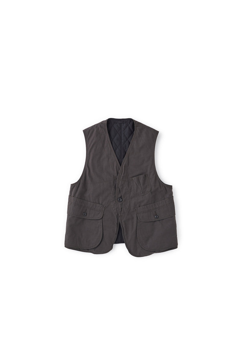 PATINA NEP CLOTH GAME-KEEPER VEST - 222OJ-VT03