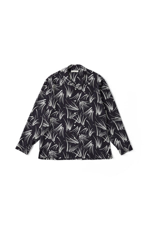 ORIGINAL PRINTED OPEN COLLAR SHIRTS(PINE NEEDLE)Long-sleeve - 241OJ-SH04