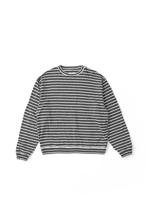 FADED STRIPED SPORTS SHIRTS Long sleeve - 241OJ-CT08