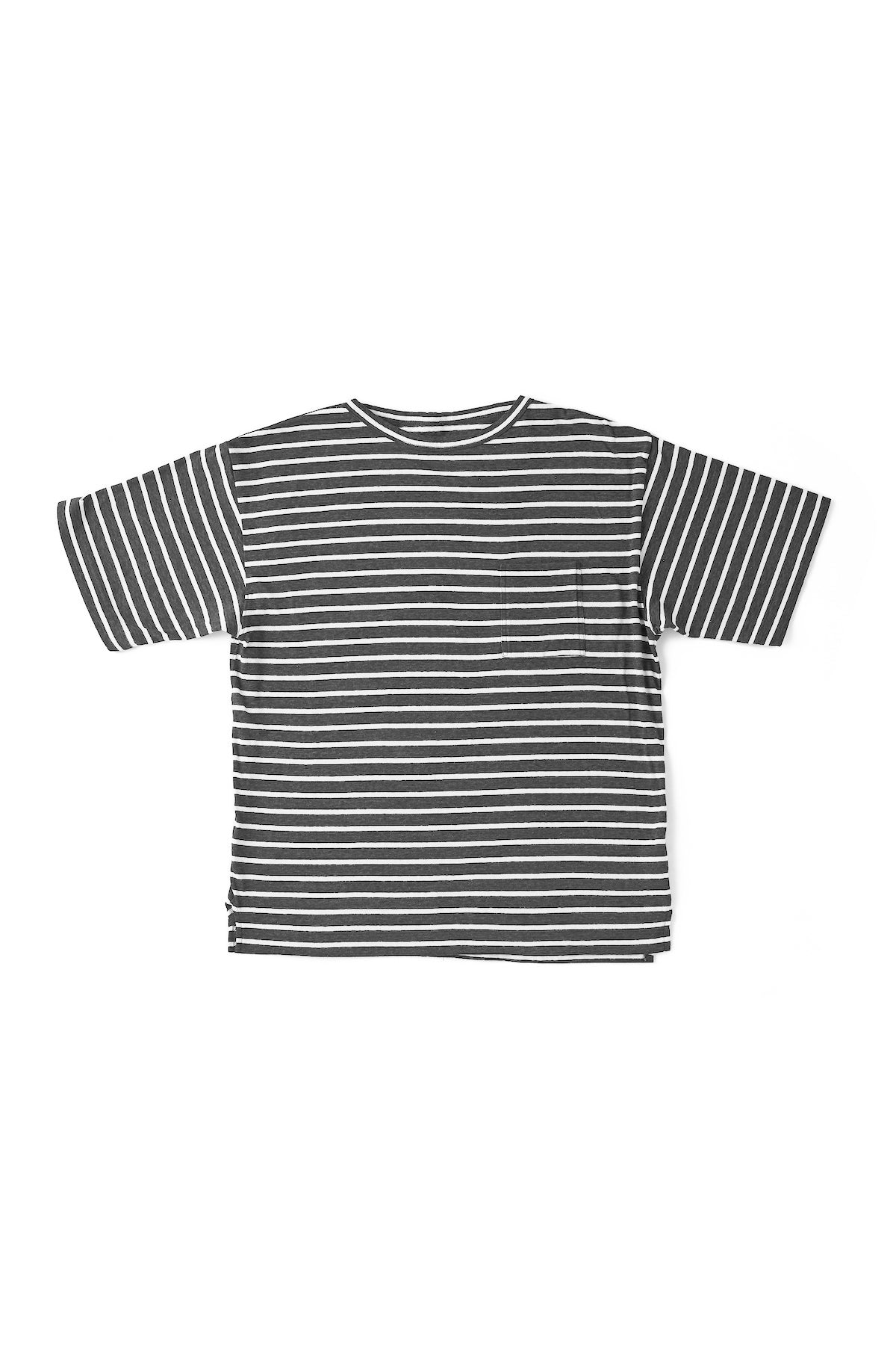 FADED STRIPED ATHLETIC SHIRTS Short sleeve - 241OJ-CT07