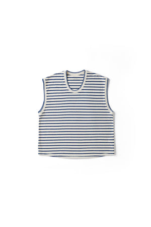 FADED STRIPED SPORTS VEST - 241OJ-CT05