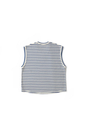 FADED STRIPED SPORTS VEST - 241OJ-CT05