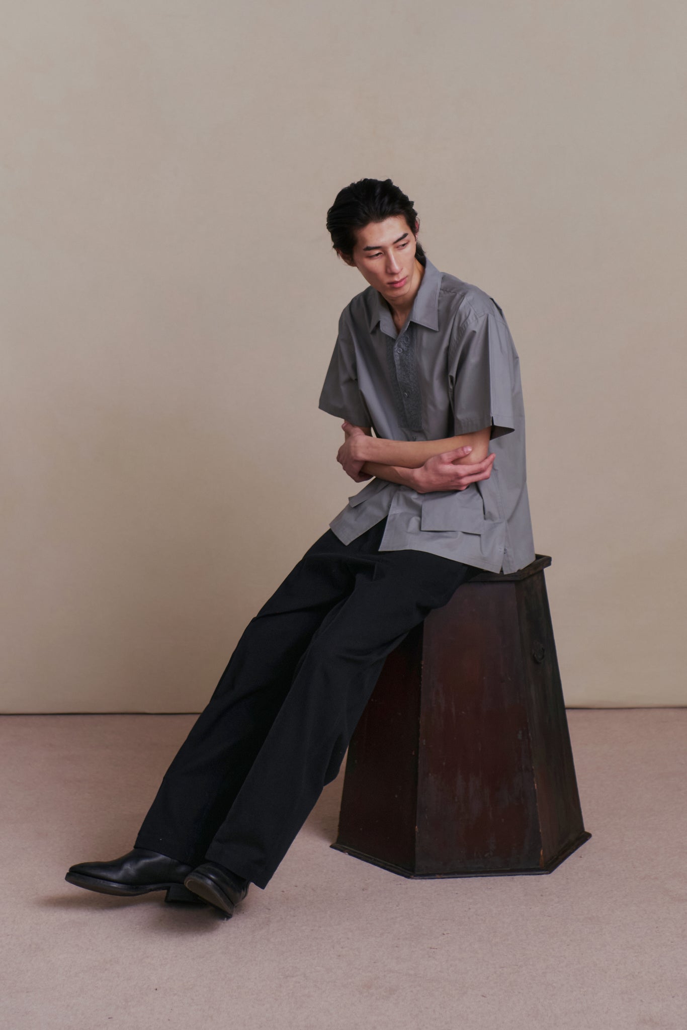 GATHERING-WAIST SPORTING TROUSER - 261OJ-PT14 – OLD JOE BRAND
