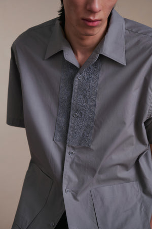 EMBROIDERED FRONT HAVANA SHIRTS (Short-Sleeve) - 261OJ-SH13 – OLD