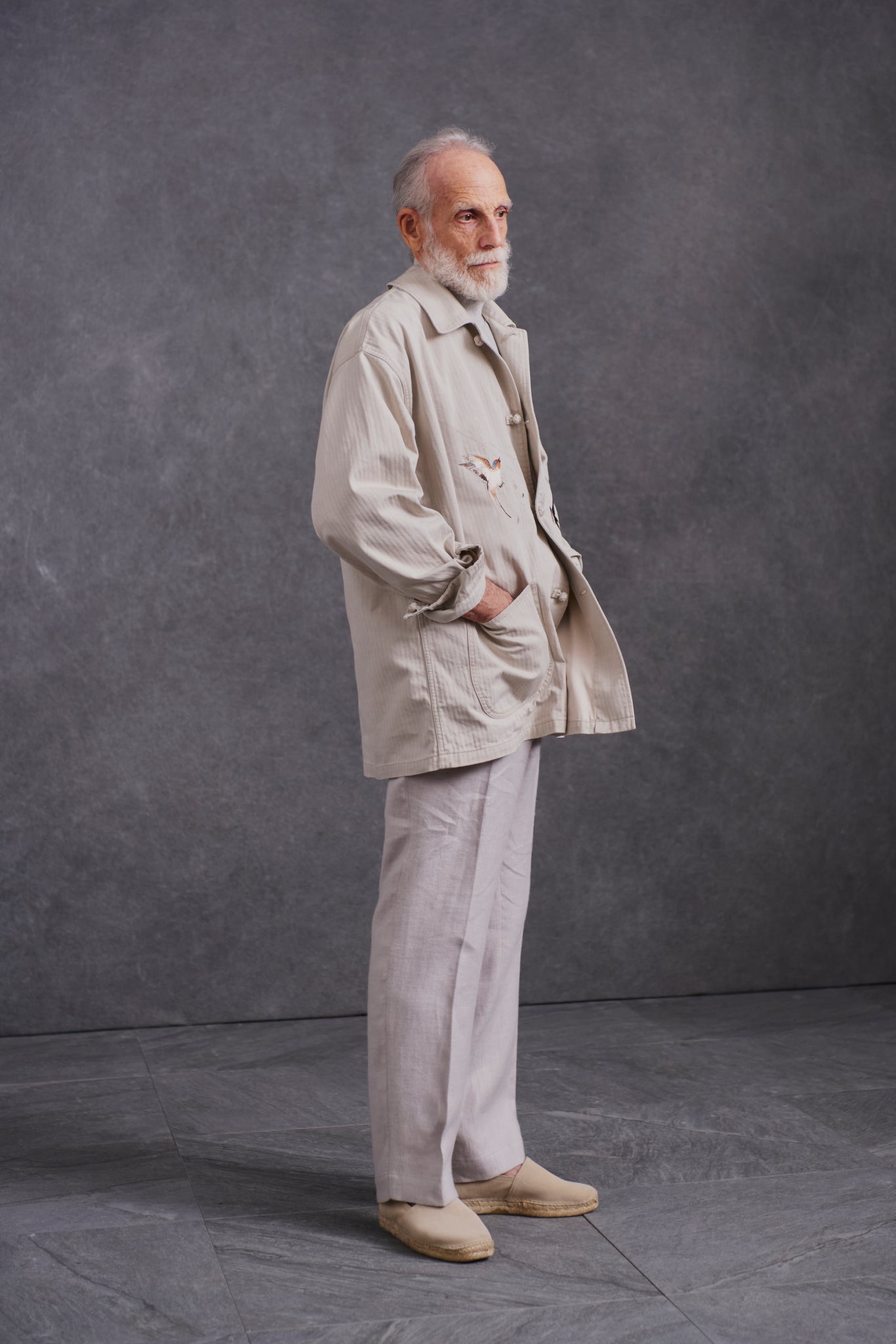 PATINA HERRINGBONE SOUVENIR JACKET - 251OJ-JK16