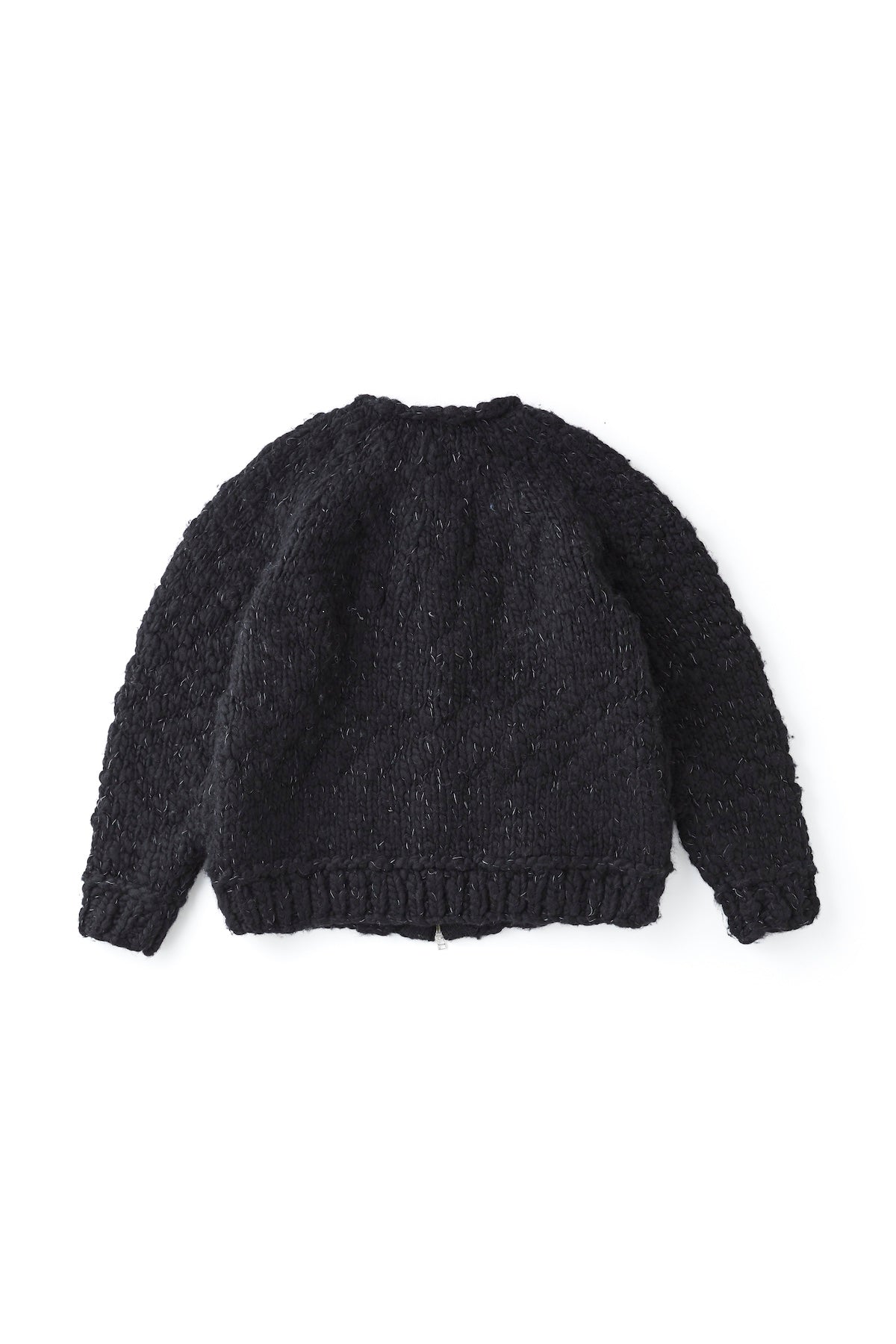 BOTTLE-NECK HAND COWCHAIN SWEATER - 242OJ-KN01