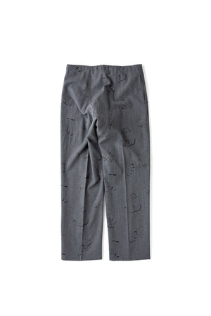 ORIGINAL PRINTED EASY TROUSER (Animal Drawing) - 252OJ-PT06