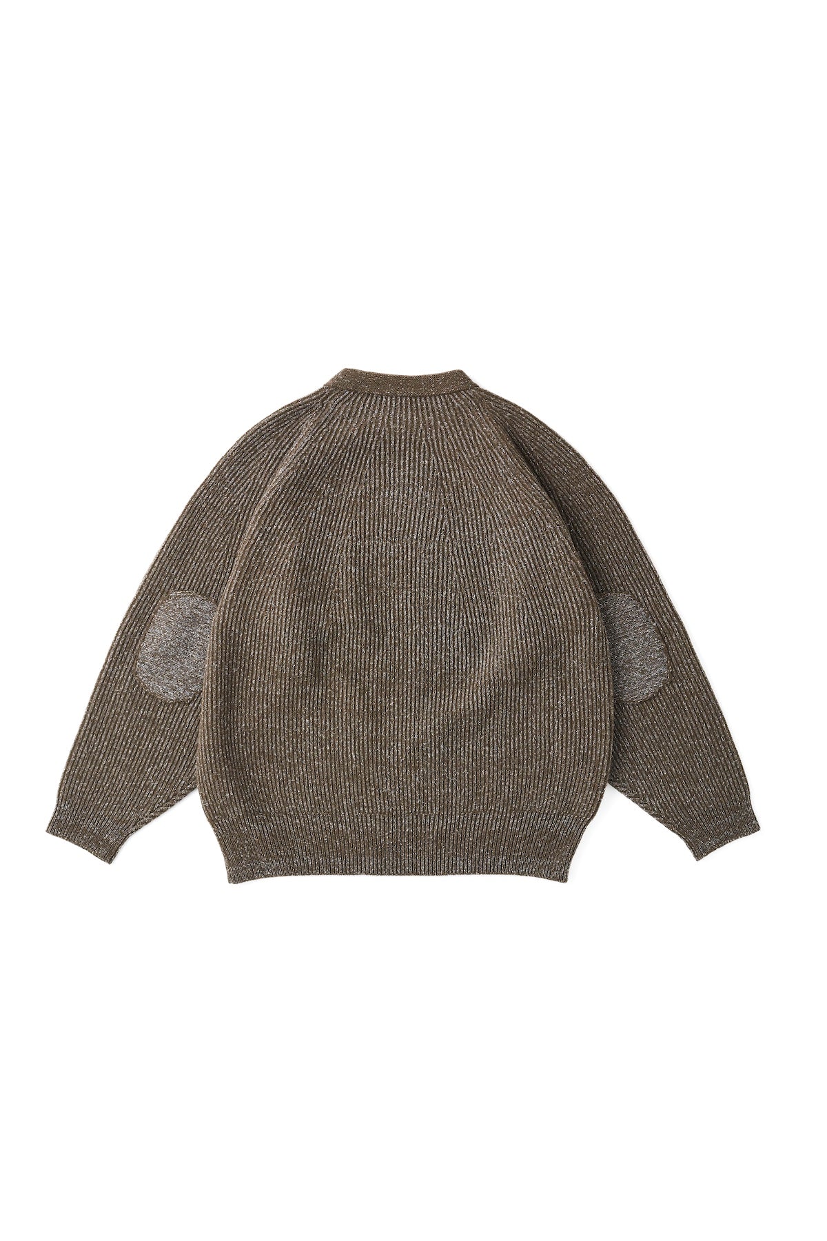 SILK NEP WOOL MOCK-NECK SWEATER - 242OJ-KN04