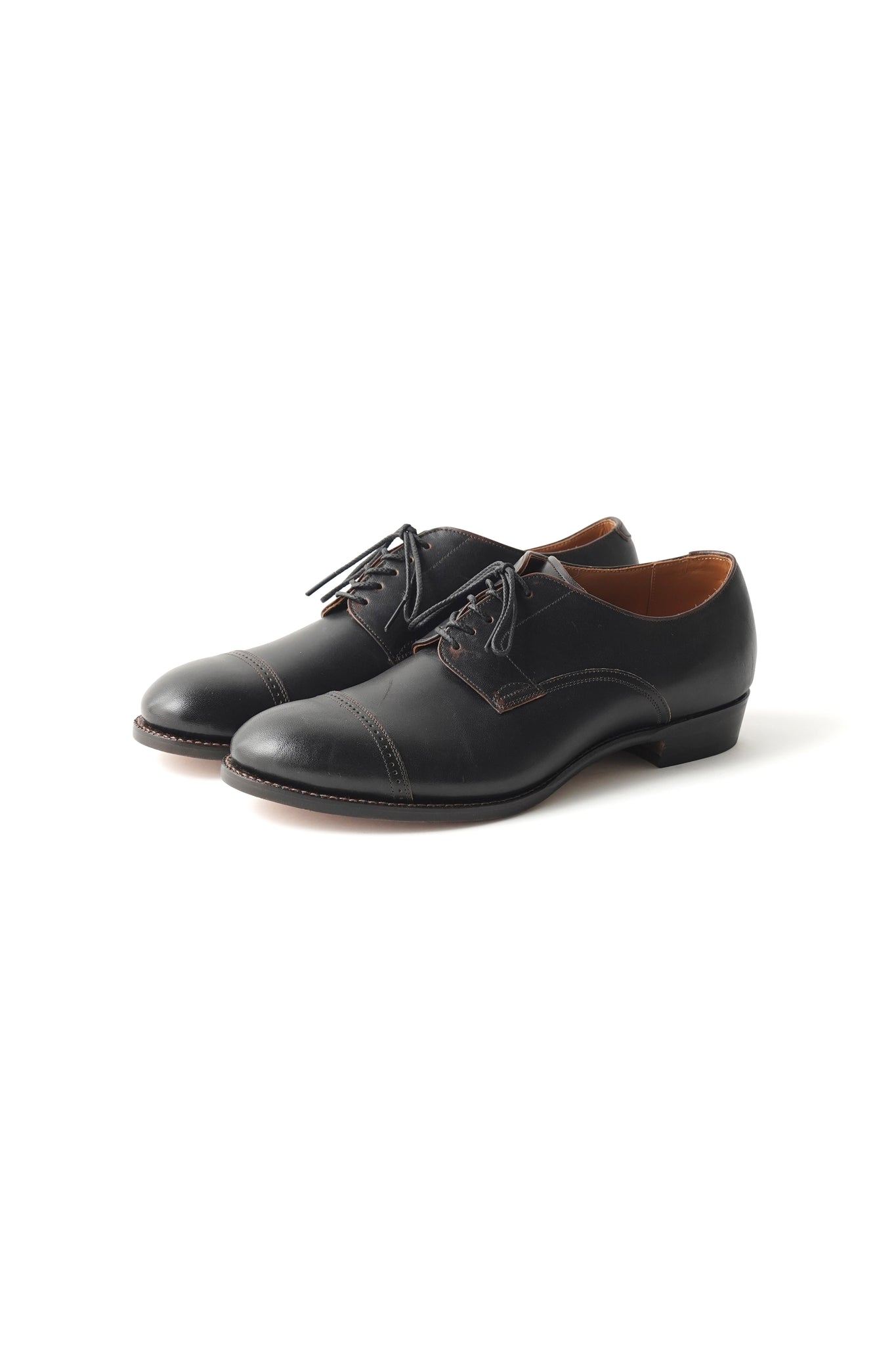 The Leader” STUNNING LEATHER CAP TOE SHOES - 261OJ-FW02 – OLD JOE