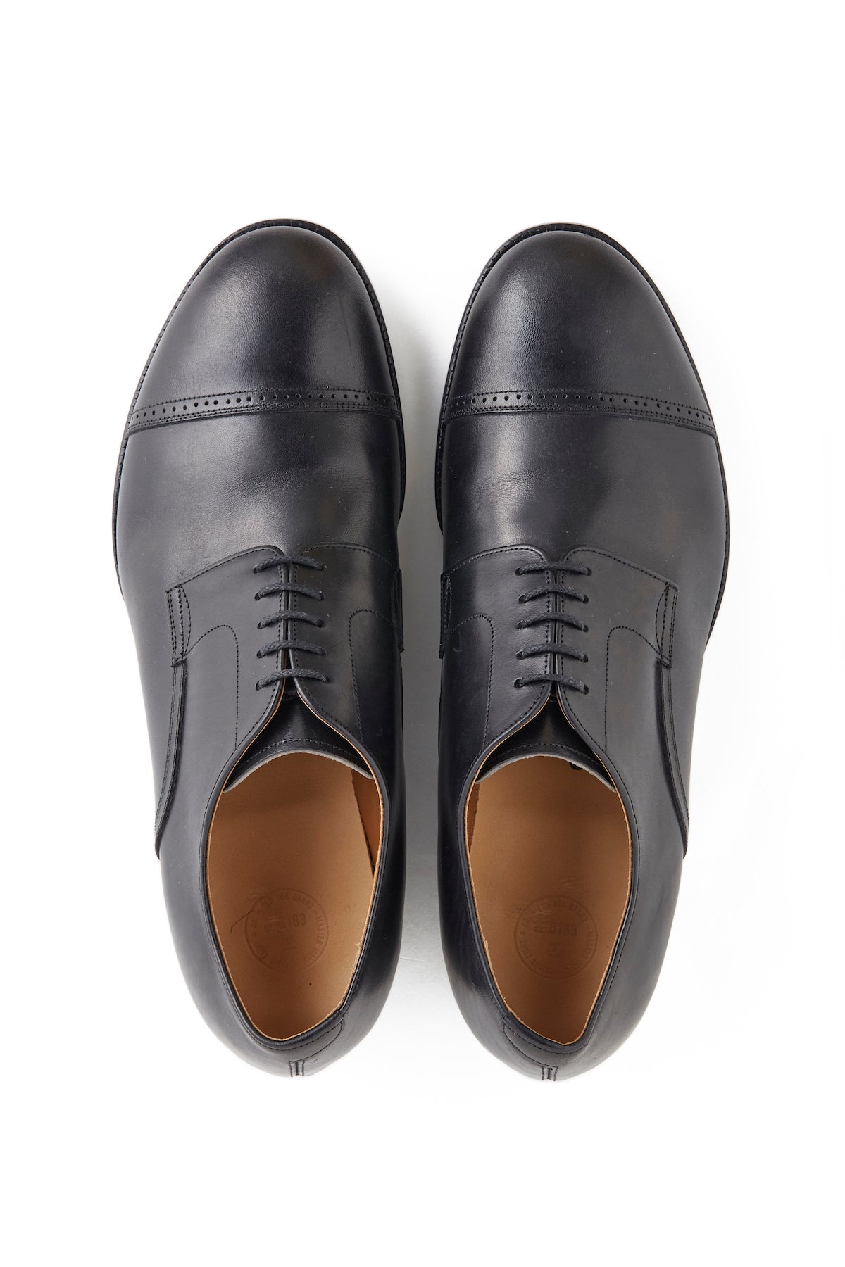 “The Leader” ARTISAN LEATHER CAP TOE SHOES - 241OJ-FW02