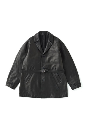 PATINA HORSE-HIDE VEHICLE COAT - 252OJ-JK20