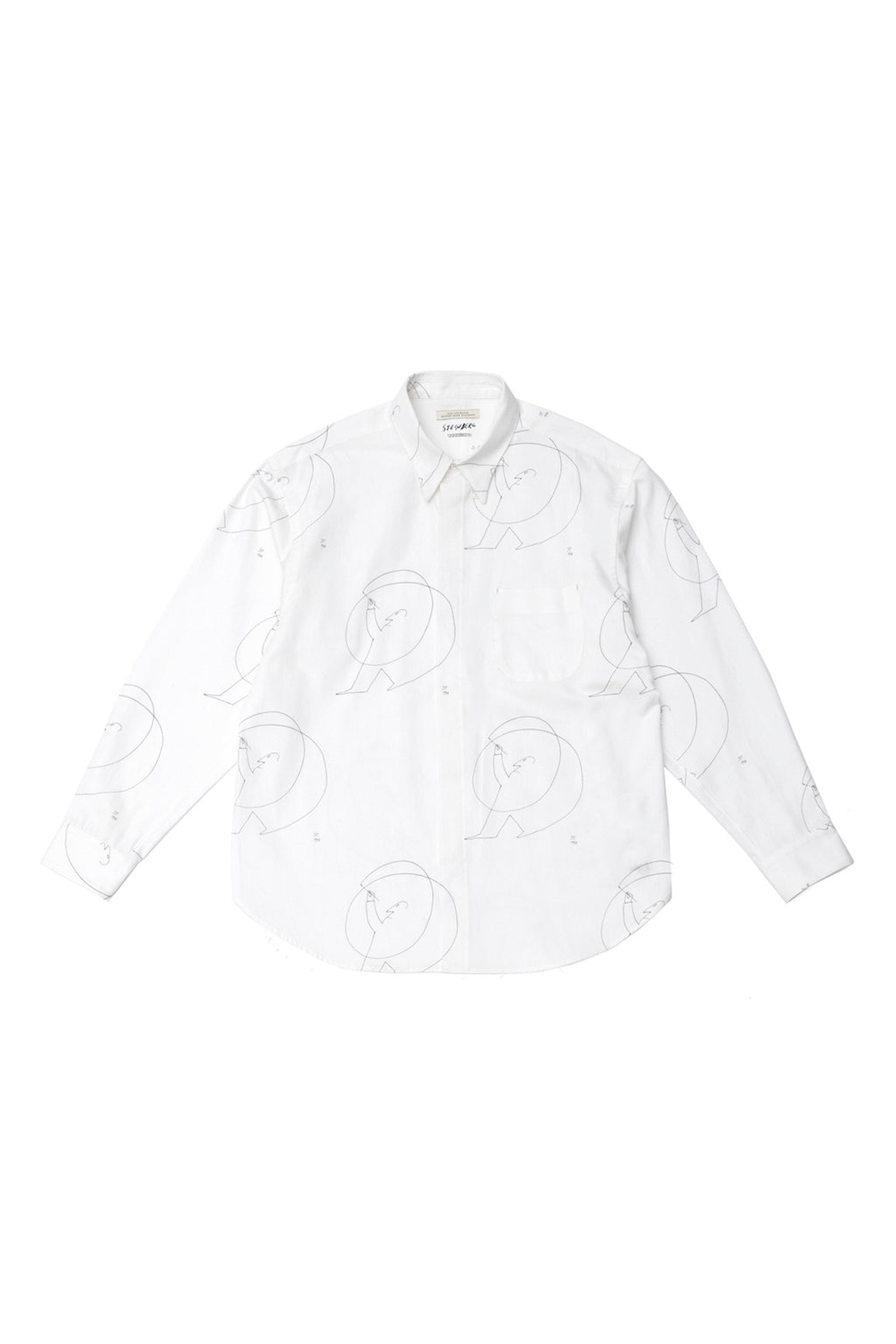 HIDDEN BUTTON COLLAR SHIRTS (Saul Steinberg) - 251OJ-SH02