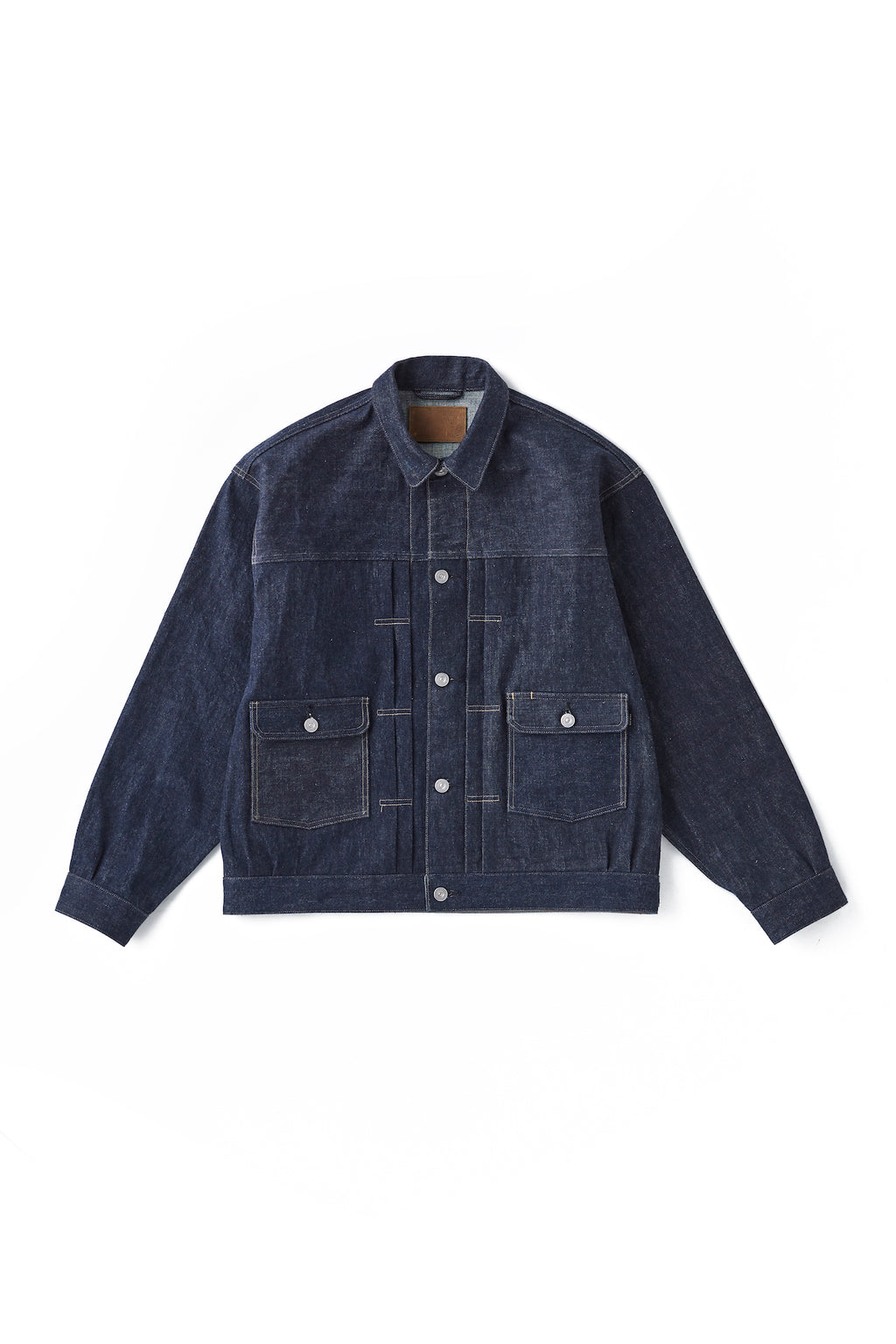 LOWER FLAP POCKET JEAN JACKET - 241OJ-JK13