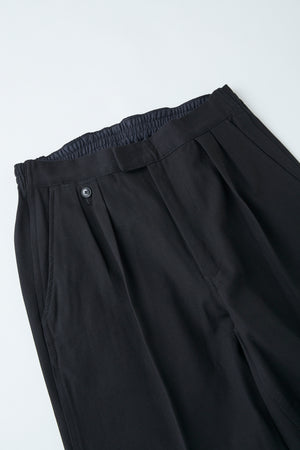 GATHERING-WAIST SPORTING TROUSER - 241OJ-PT13