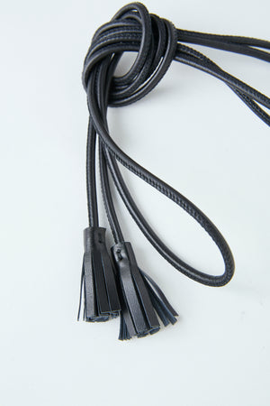 LEATHER STRING BELT - 242OJ-AC03