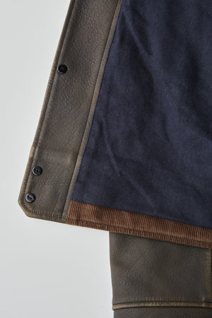 PATINA DEERSKIN COSSAK JACKET - 251OJ-JK11