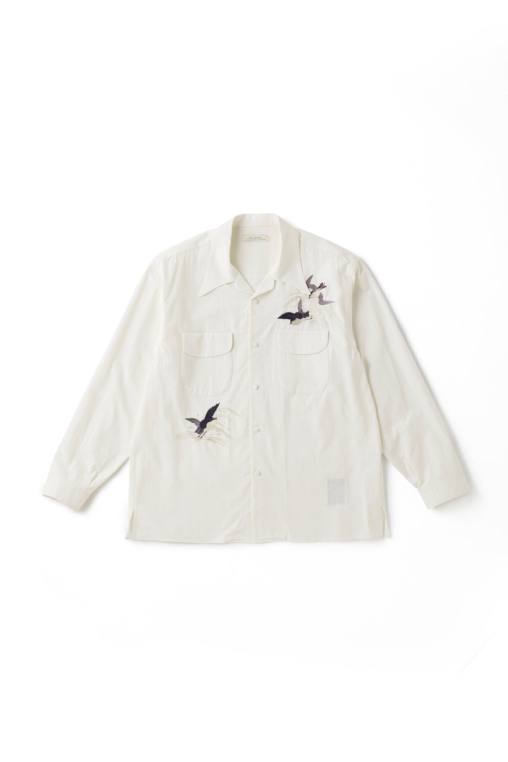SWALLOW COLLAR NASSOU SHIRTS (EMBROIDERY) - 242OJ-SH05
