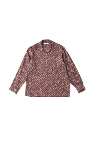 ORIGINAL PRINTED OPEN COLLAR SHIRTS (Deco Monogram) Long-sleeve - 251OJ-SH15