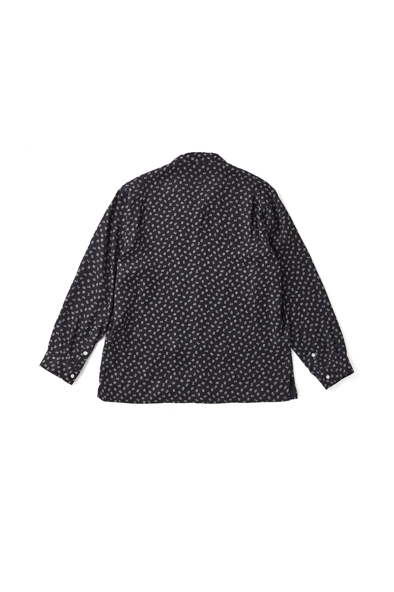 ORIGINAL PRINTED OPEN COLLAR SHIRTS (Deco Monogram) Long-sleeve - 251OJ-SH15