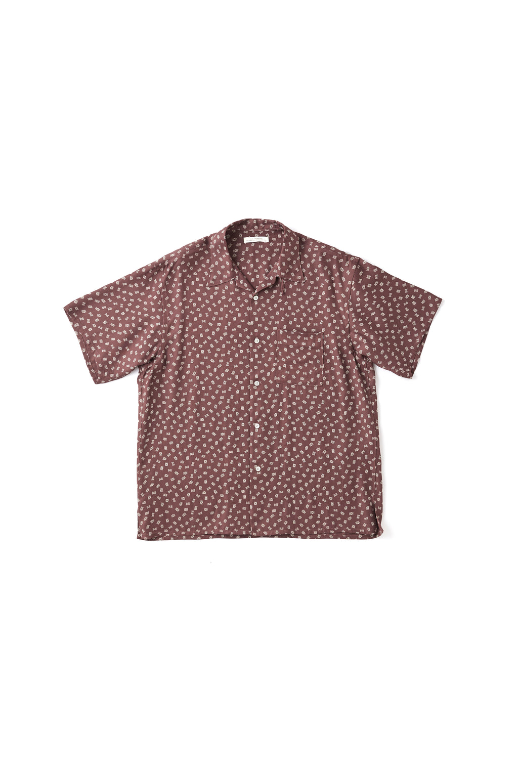 ORIGINAL PRINTED OPEN COLLAR SHIRTS (Deco Monogram) Short-sleeve - 251OJ-SH19