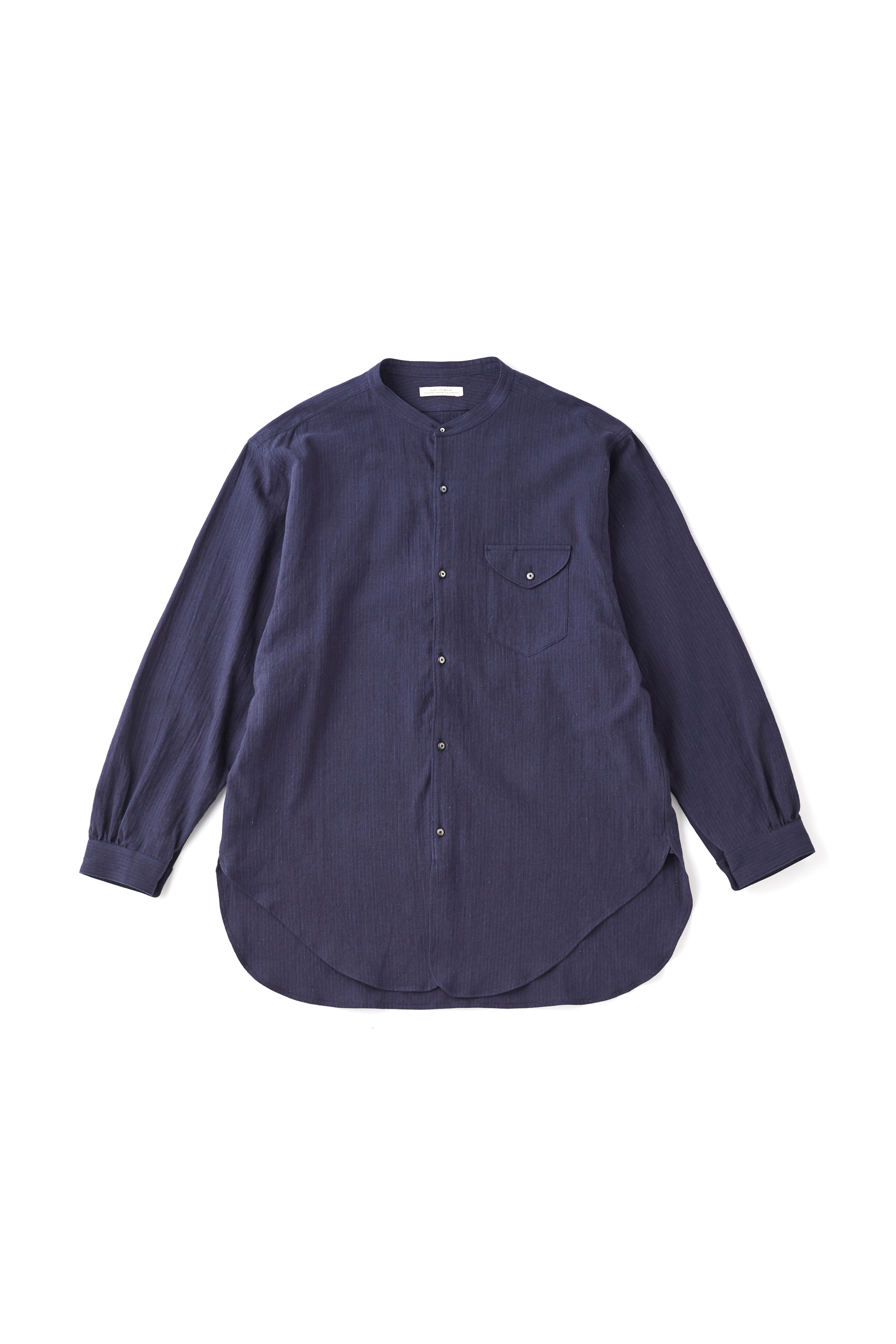 BAND COLLAR LONG TAIL SHIRTS - 251OJ-SH03 – OLD JOE BRAND