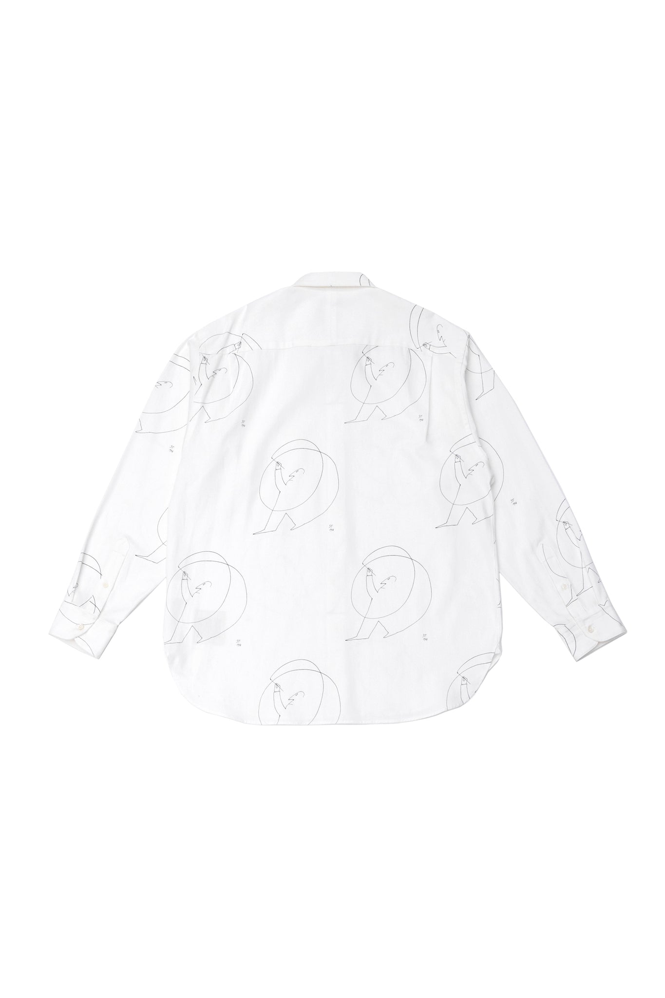 HIDDEN BUTTON COLLAR SHIRTS (Saul Steinberg) - 251OJ-SH02