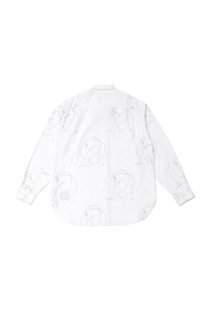 HIDDEN BUTTON COLLAR SHIRTS (Saul Steinberg) - 251OJ-SH02
