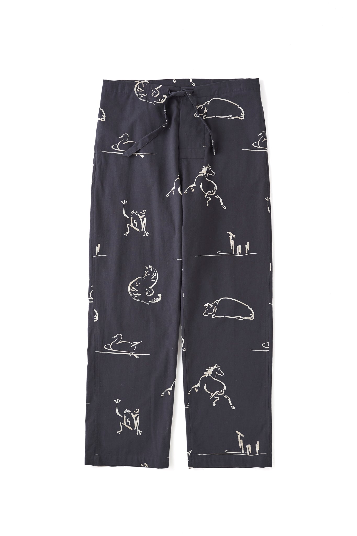 ORIGINAL PRINTED EASY TROUSER (Animal Drawing) - 251OJ-PT19
