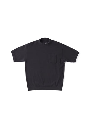 MOCK-NECK NEP RIBED TOPS - 251OJ-CT09