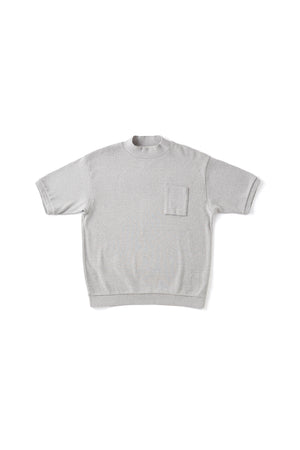 MOCK-NECK NEP RIBED TOPS - 251OJ-CT09