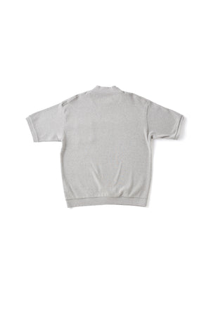 MOCK-NECK NEP RIBED TOPS - 251OJ-CT09