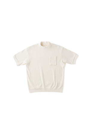 MOCK-NECK NEP RIBED TOPS - 251OJ-CT09