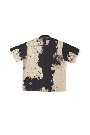TSUJIMURA SHIRO ABSTRACT PAINT SHIRTS (Short-sleeve) - 251OJ-SH24