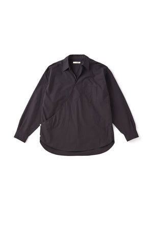 ASYMMETRY FRONT TUNIC SHIRTS (Long-Sleeve) - 251OJ-SH08