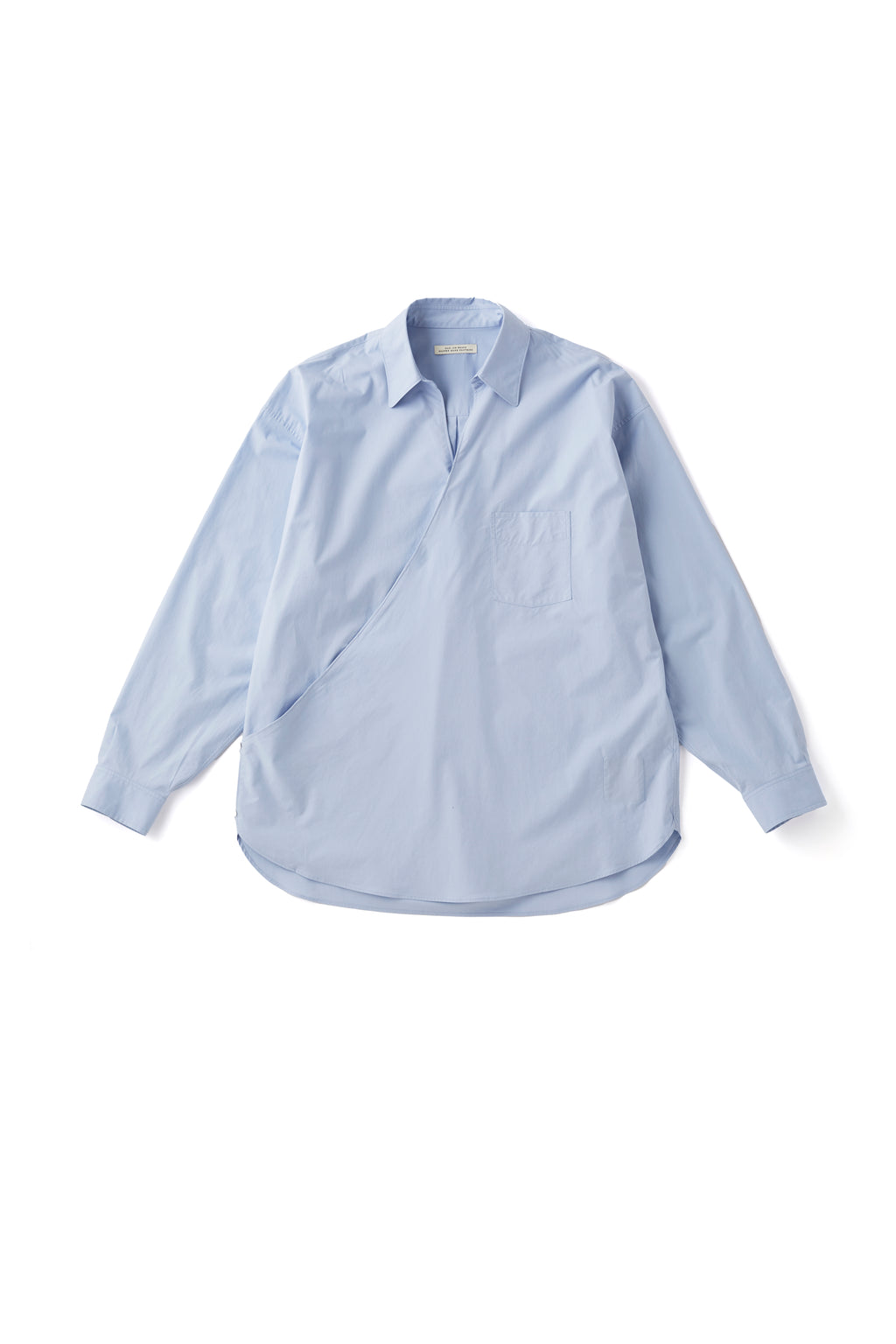 ASYMMETRY FRONT TUNIC SHIRTS (Long-Sleeve) - 251OJ-SH08