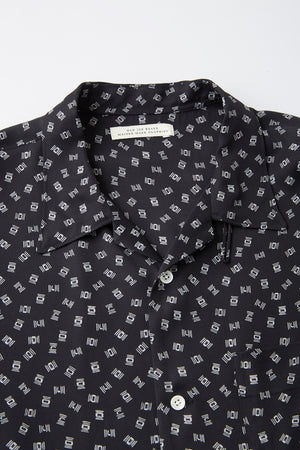 ORIGINAL PRINTED OPEN COLLAR SHIRTS (Deco Monogram) Long-sleeve - 251OJ-SH15