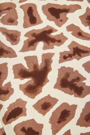 ORIGINAL PRINTED OPEN COLLAR SHIRTS (Giraffe) Short-sleeve - 251OJ-SH21